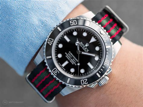 nato strap rolex|rolex submariner with nato strap.